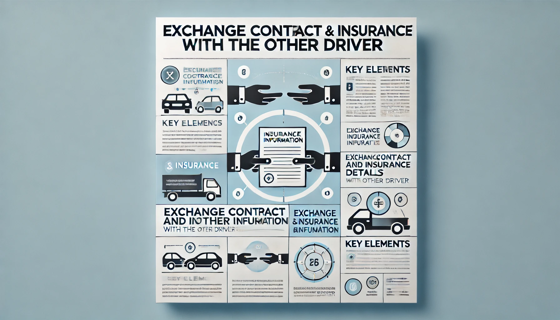 Exchange contact and insurance information