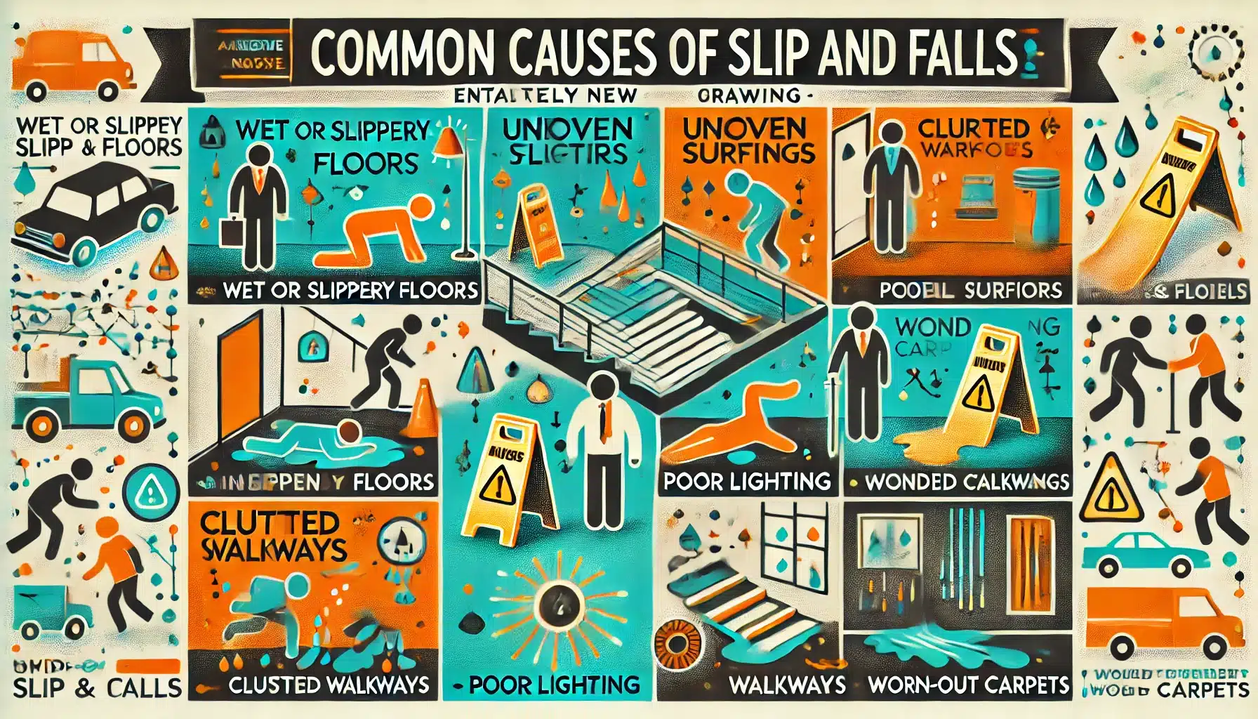 Common causes of slip and falls in Nevada