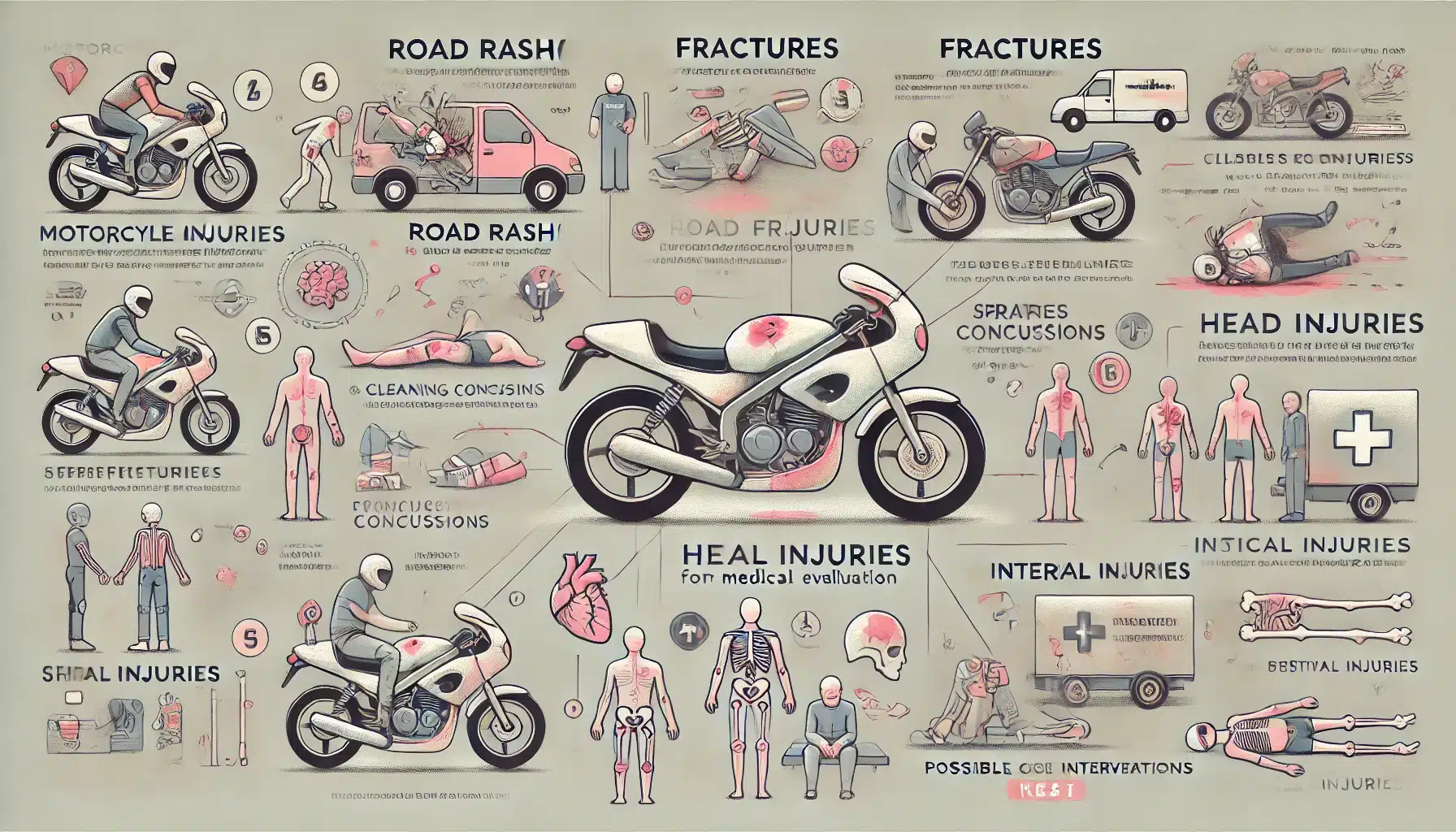 Las Vegas motorcycle accident injuries and prevention