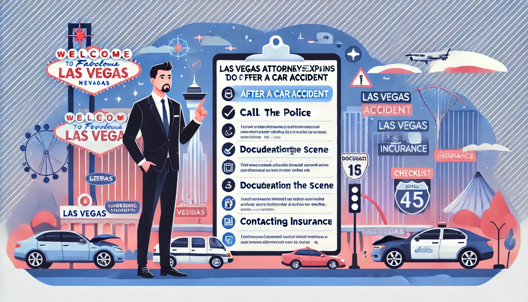 Las Vegas injury attorney explains what to do after a car accident