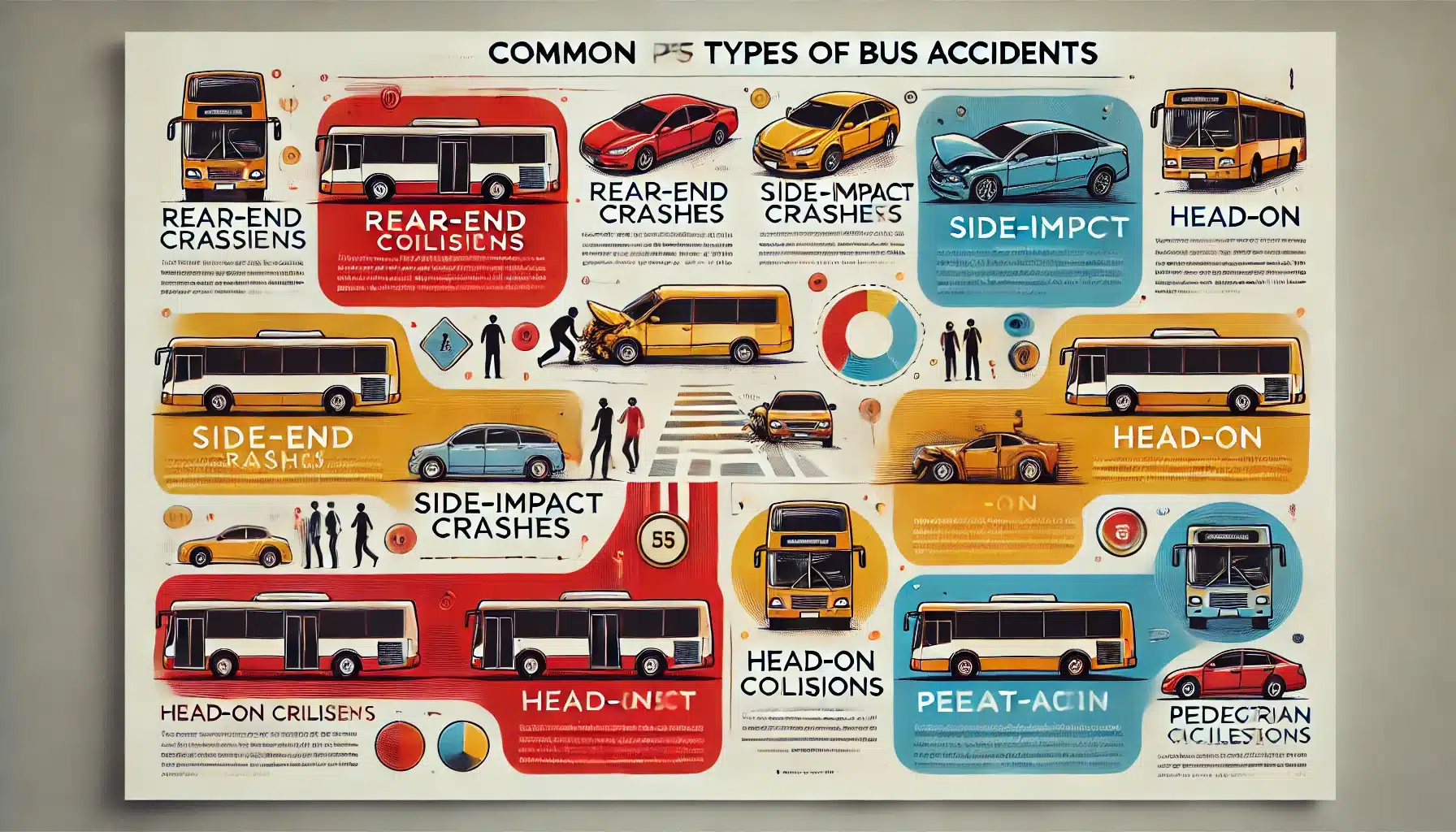 Most common causes of bus accidents in Nevada