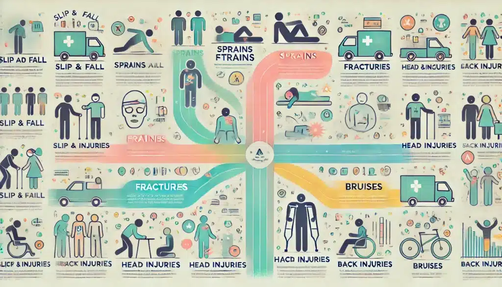 Most common types of slip and fall injuries in Las Vegas