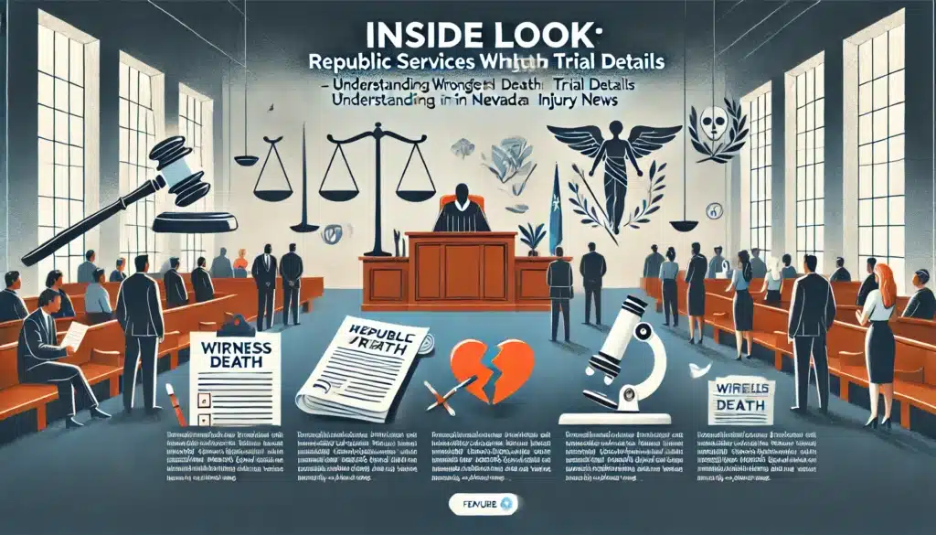 Republic Services truck accident scene