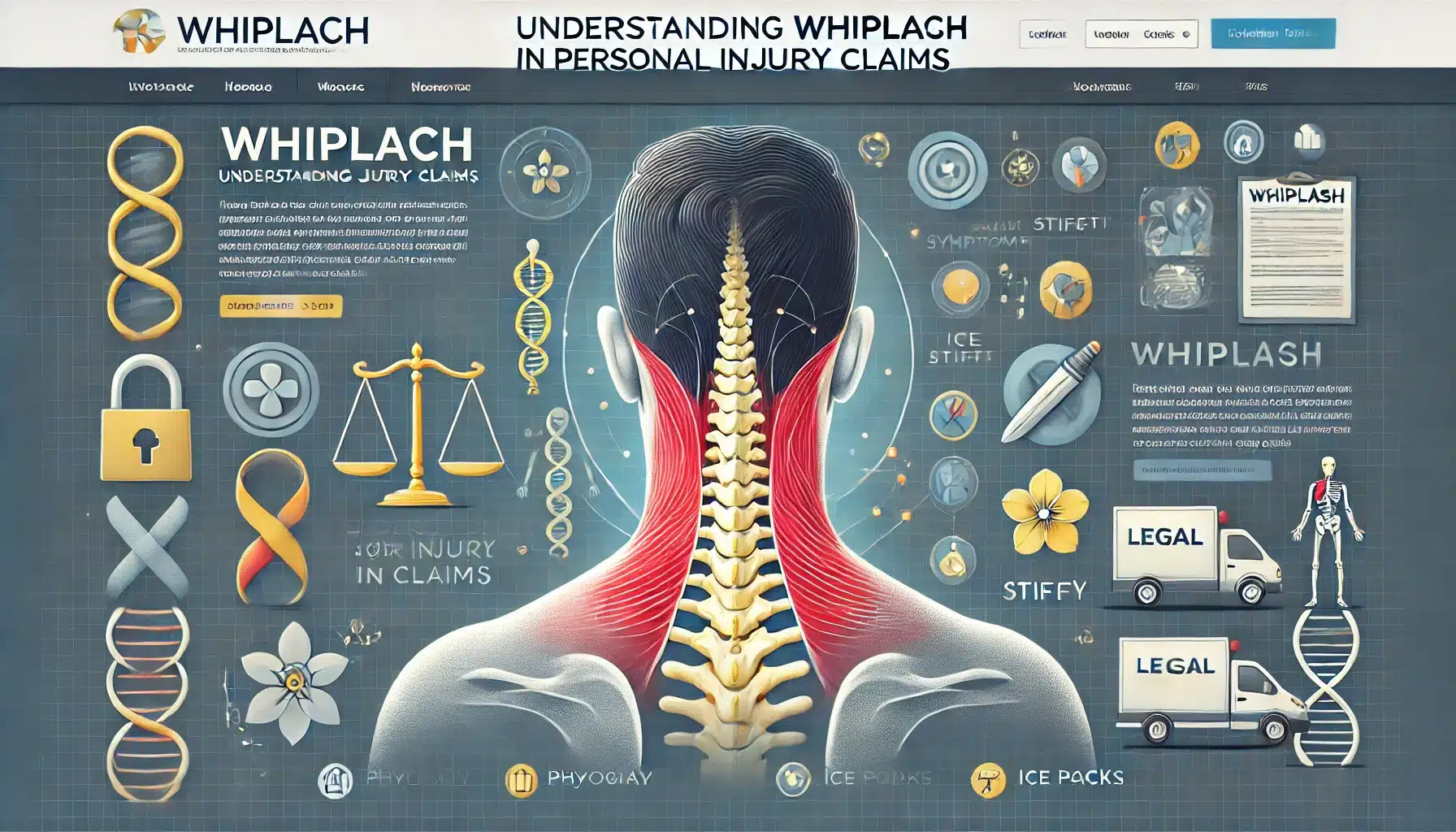 Whiplash symptoms, treatments, and personal injury case settlements