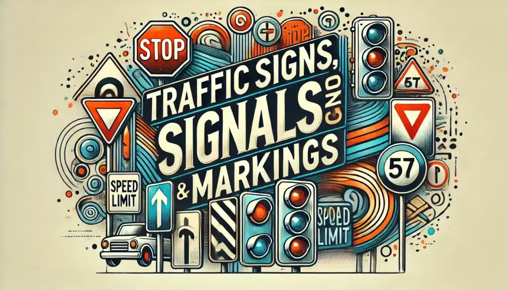 Traffic signs, signals and markings NRS 484B.300