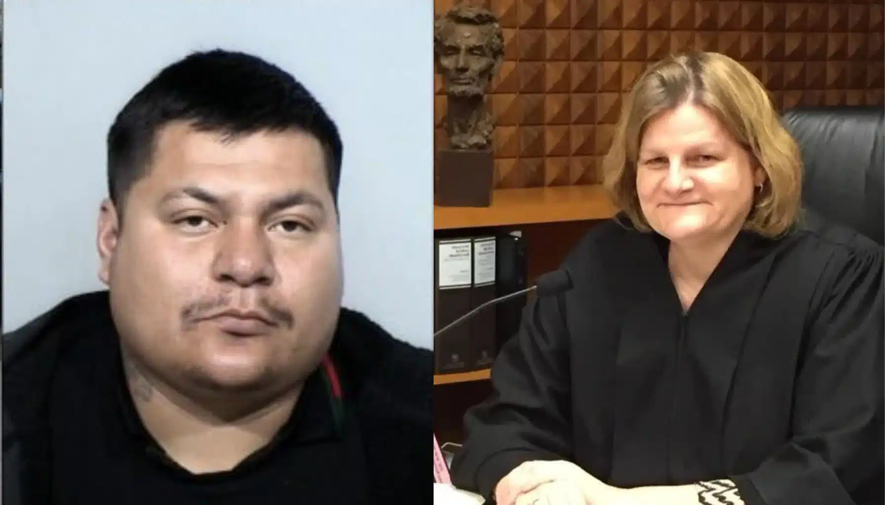 Judge Hannah Dugan and Eduardo Flores-Ruiz