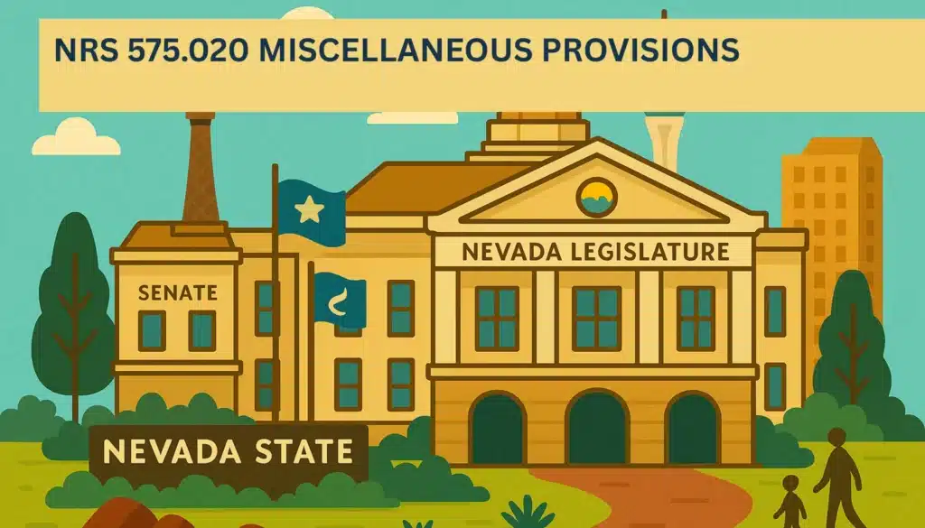 NRS 575.020 Miscellaneous Provisions