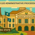 NRS 616D.120 Administrative Proceedings