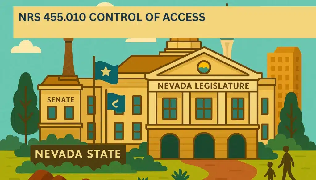NRS 455.010 Control of Access