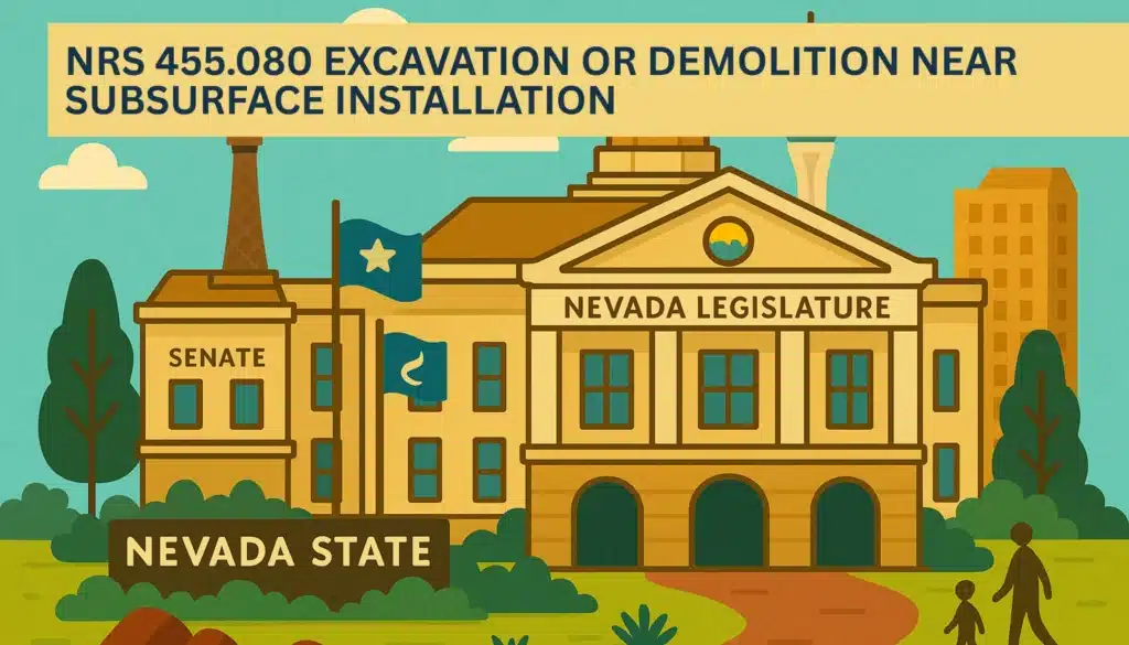 NRS 455.080 Excavation or Demolition Near Subsurface Installation